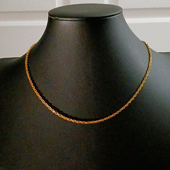 Unisex GoldTone Necklace